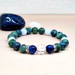 Akvamarin, krizokolla és lapis lazuli